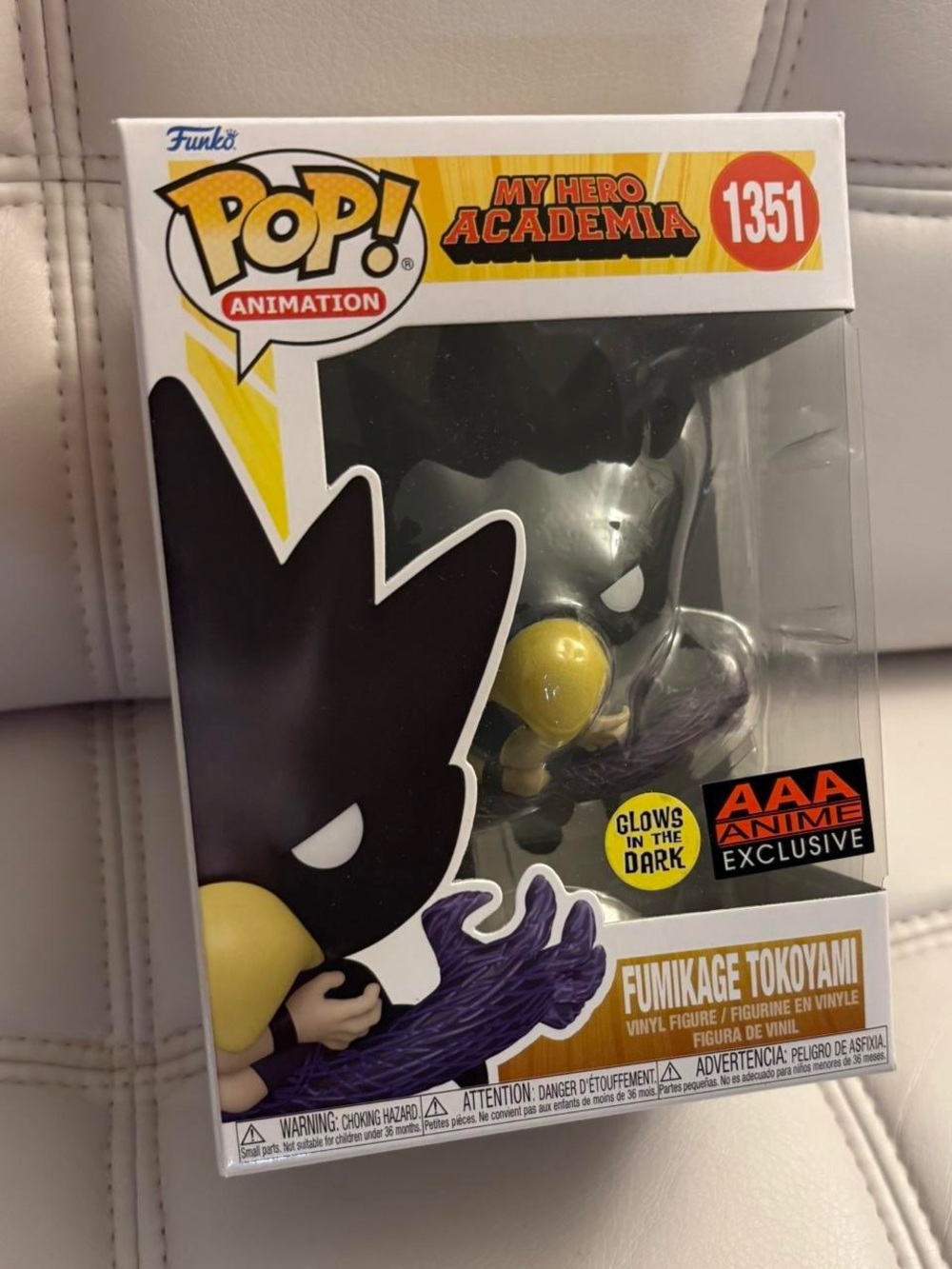 Fumikage Tokoyami Glow in the Dark My Hero Academia Funko Pop 1351